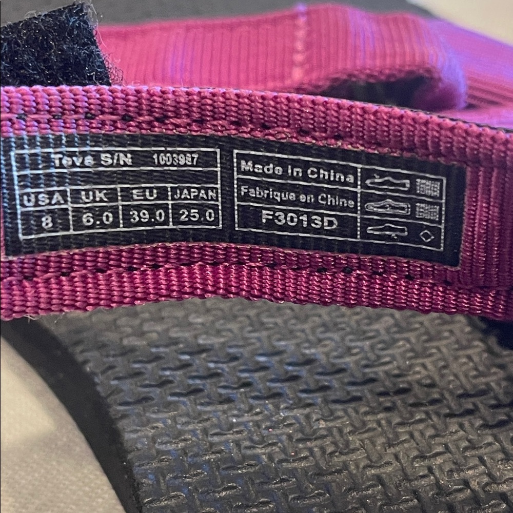 Teva Women's Purple Strap Universal Sport Sandals - Picture 4 of 4